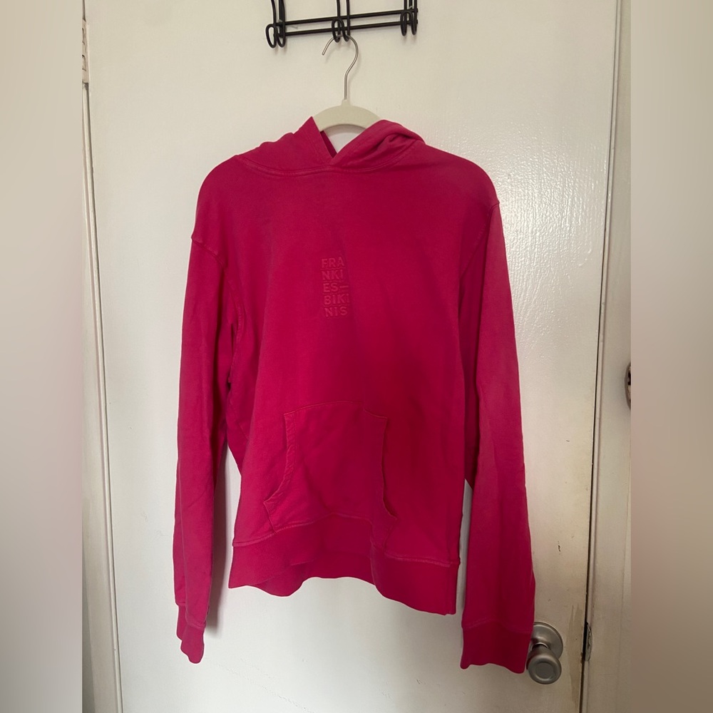 frankie’s bikinis pink sweatshirt (aiden sweatshirt)